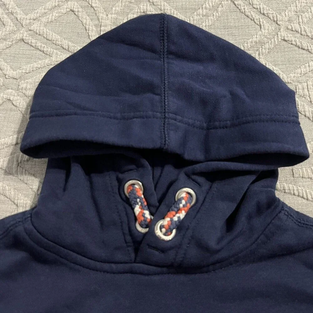 Baby Gap 5Y Navy Blue & Coral Hoodie Sweatshirt
